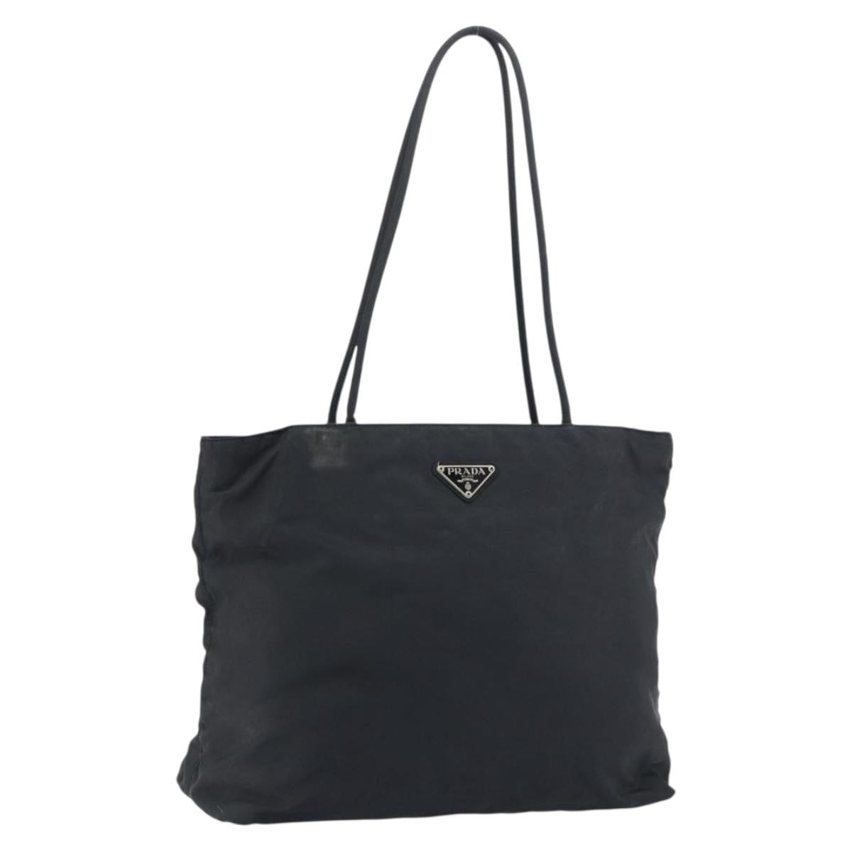 Prada Vintage Tote Tessuto, BLACK, NYLON, Tote bag