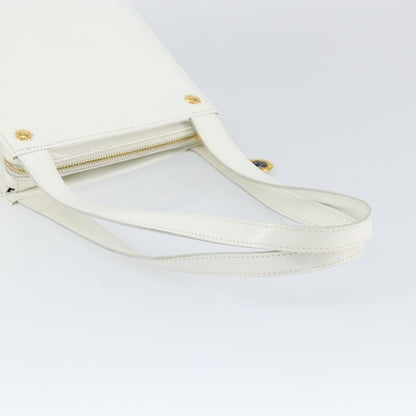 Versace Medusa Shoulder Bag Leather, WHITE, LEATHER, Shoulder bag