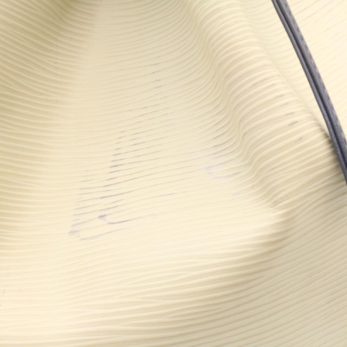 Louis Vuitton Petit Noe Handbag Two Tone Epi Leather, WHITE, LEATHER, Handbag