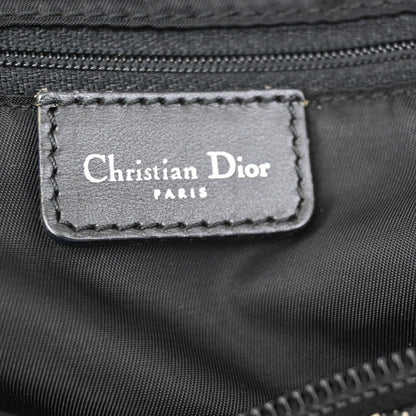 Christian Dior Vintage Trotter Messenger Bag Diorissimo Canvas, BLACK, CANVAS, Shoulder bag