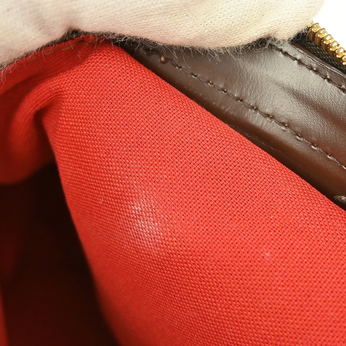 Louis Vuitton Chelsea Handbag Damier, BROWN, CANVAS, Tote bag