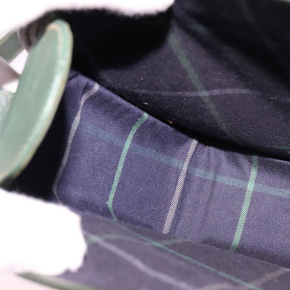 Burberry Vintage Shoulder Bag Leather, GREEN, LEATHER, Shoulder bag