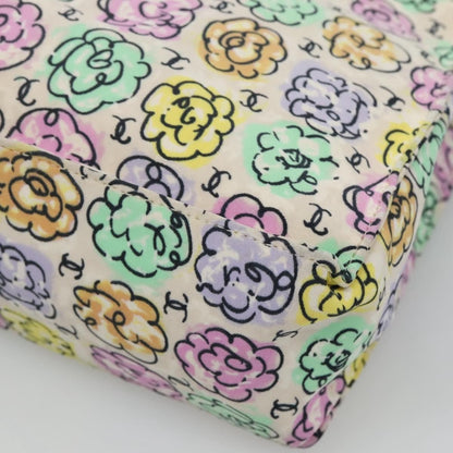 Chanel Vintage Camellia Tote Printed Nylon, MULTICOLOUR, NYLON, Tote bag