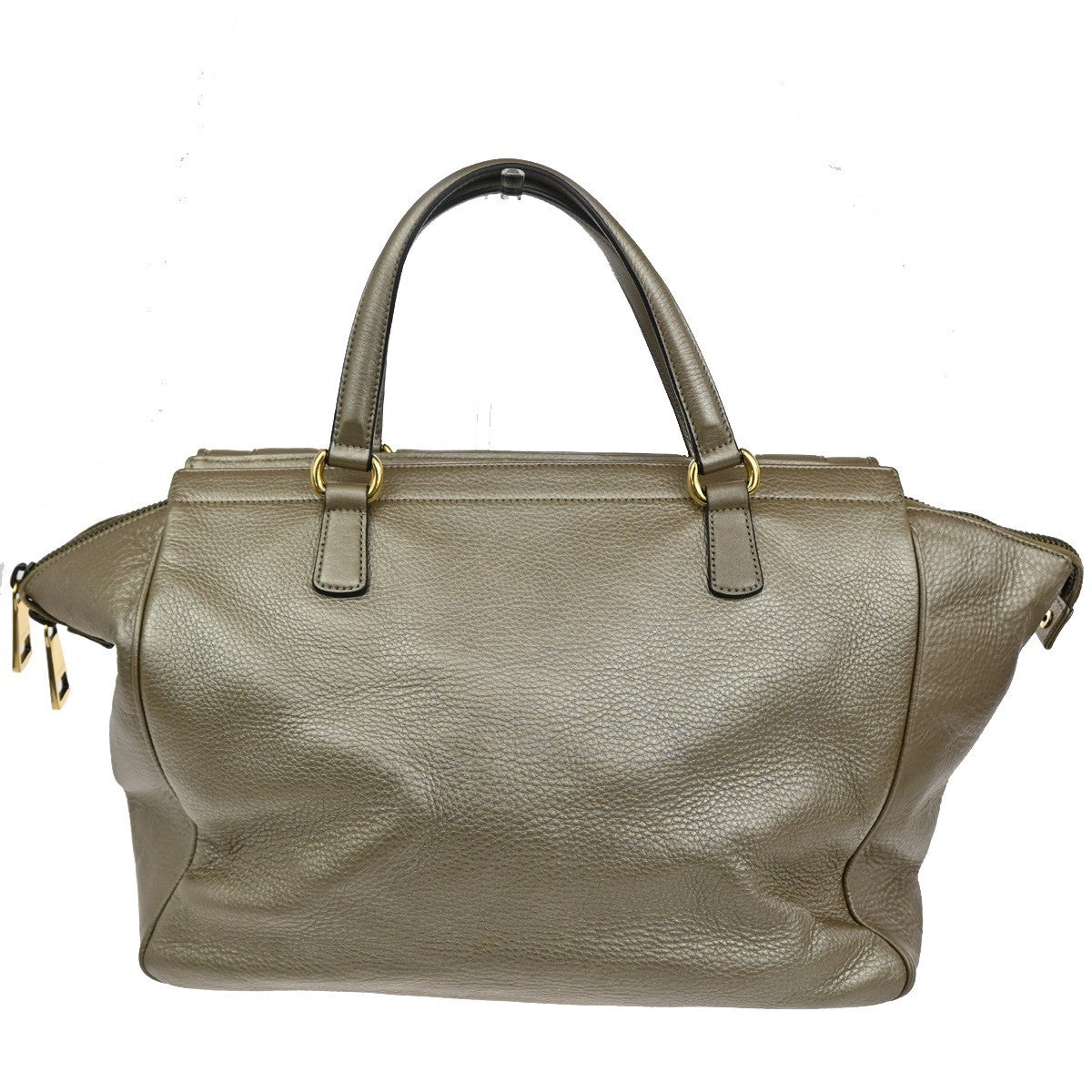 Gucci 1973 Top Handle Bag Leather, GOLD, LEATHER, Handbag