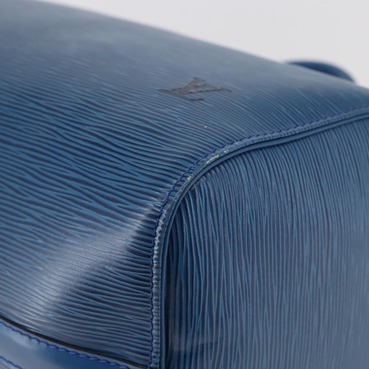 Louis Vuitton Speedy Handbag Epi Leather, BLUE, LEATHER, Handbag