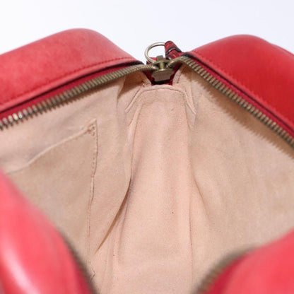 Gucci GG Marmont Triple Zip Chain Bag Matelasse Leather, RED, LEATHER, Shoulder bag