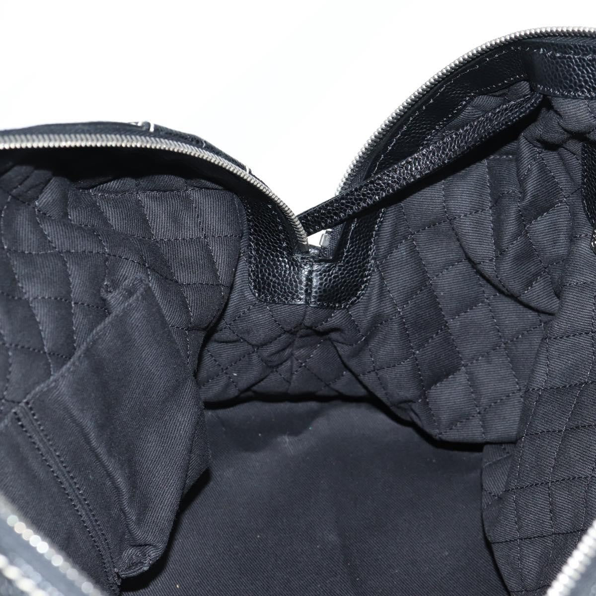 Chanel Optic Coco Bowler Bag Printed Coated Canvas with Caviar, BLACK, PVC, Handbag