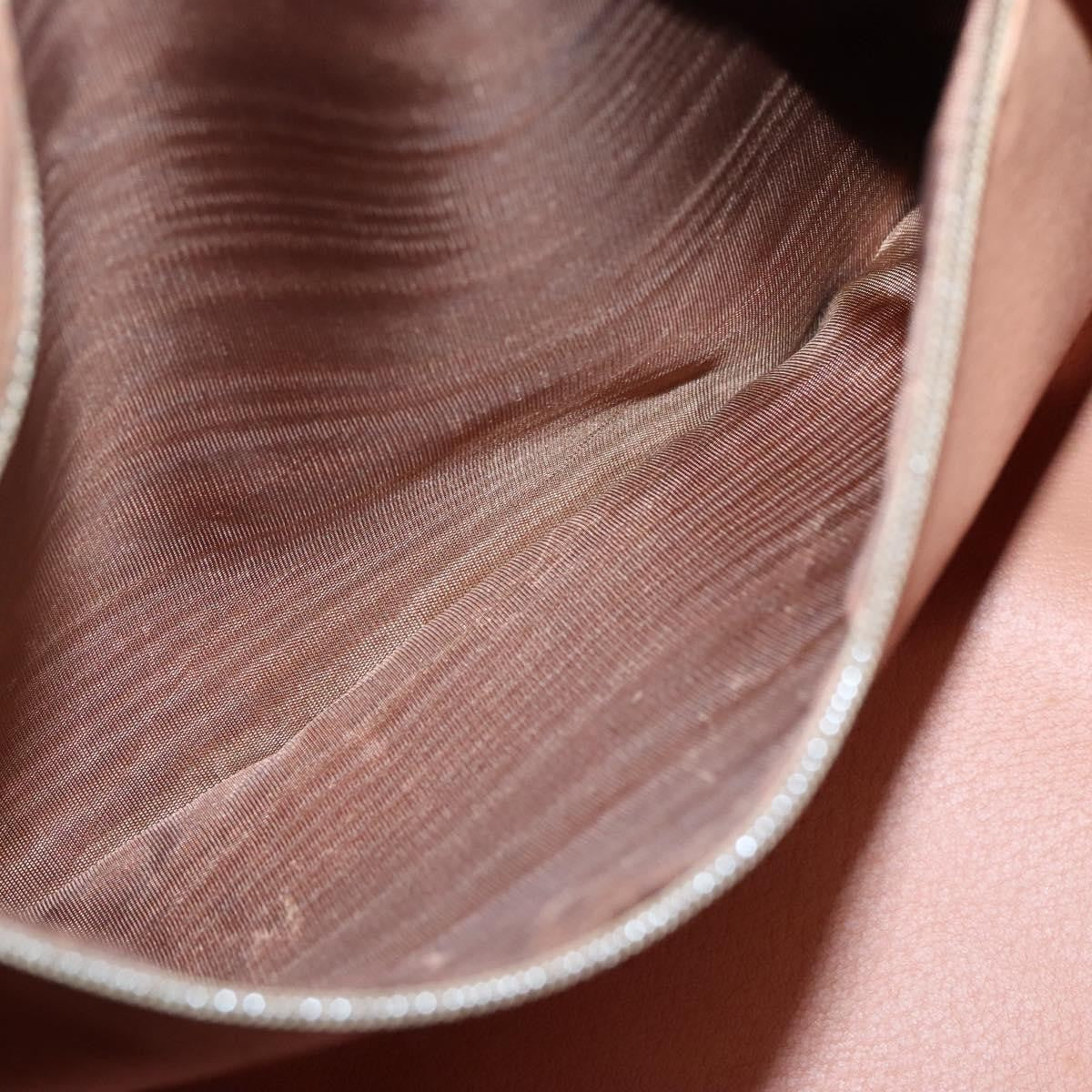 Celine Macadam Handbag Macadam with leather, BROWN, CANVAS, Handbag