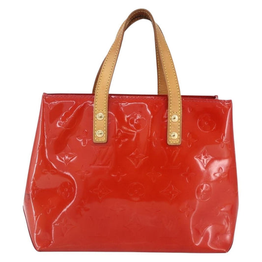 Louis Vuitton Reade Handbag Monogram Vernis, RED, PATENT_LEATHER, Handbag