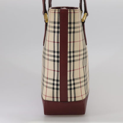 Burberry Nova Check Tote canvas check pattern, BEIGE, CANVAS, Tote bag