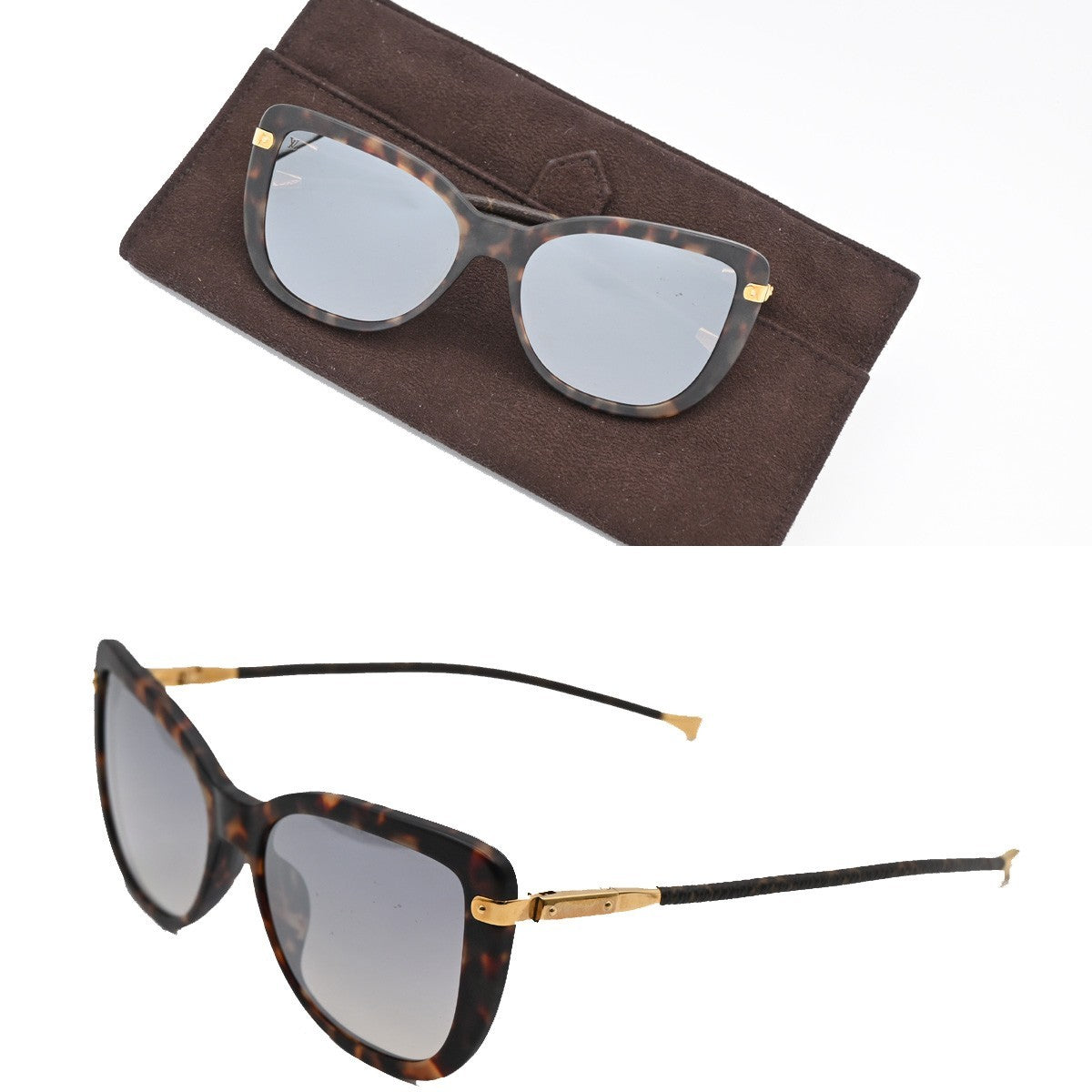 Louis Vuitton Charlotte Sunglasses Plastic, Brown, Plastic, Sunglasses