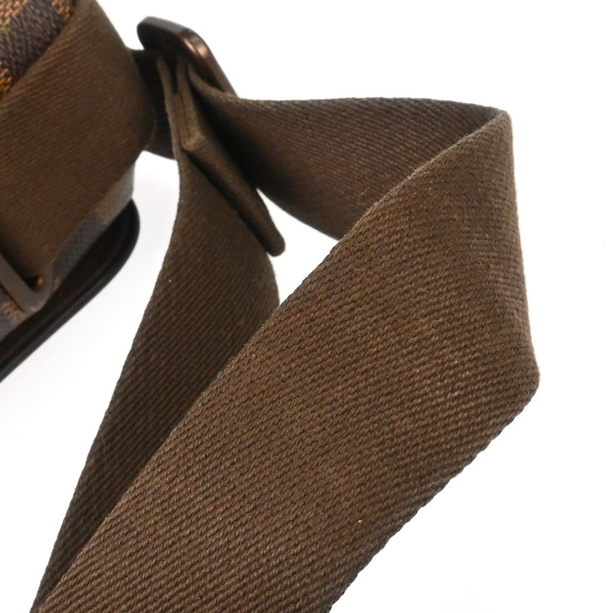 Louis Vuitton Olav Handbag Damier, Brown, Canvas, Shoulder Bag