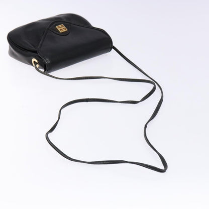 Givenchy Vintage 4G shoulder bag Leather, BLACK, LEATHER, Shoulder bag