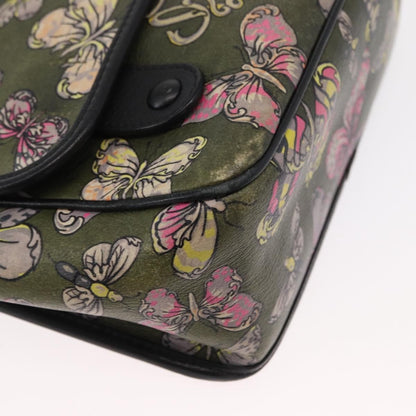 Loewe Anagram Shoulder Bag Leather, GREEN, LEATHER, Shoulder bag