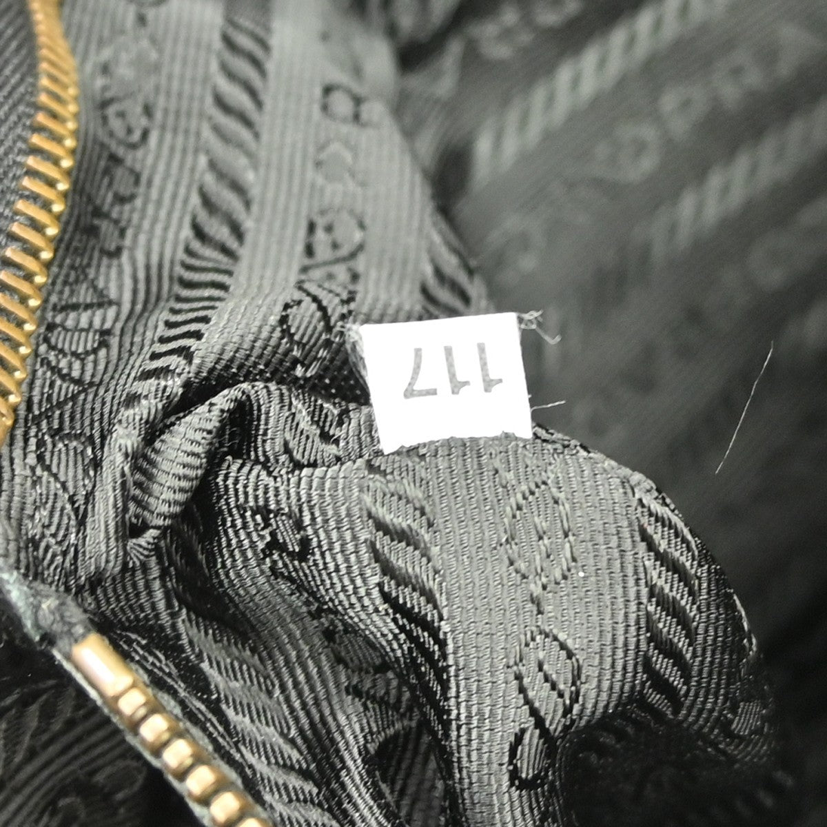 Prada Front Flap Pocket Tote Nylon, BLACK, NYLON, Handbag