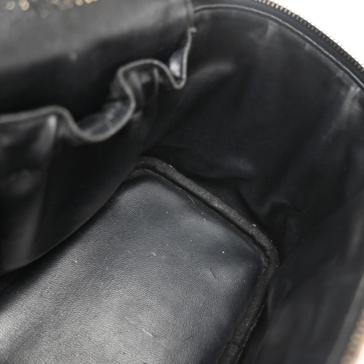 Chanel Vintage Timeless Cosmetic Case Caviar, BLACK, LEATHER, Clutche & pouche