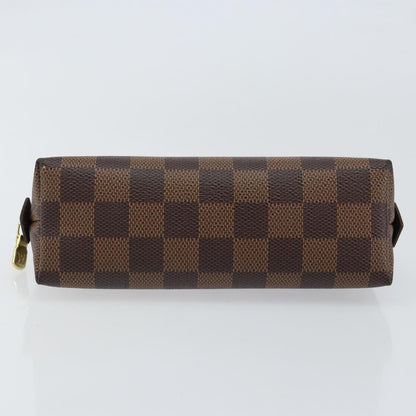 Louis Vuitton Cosmetic Pouch Damier, BROWN, CANVAS, Clutche & pouche