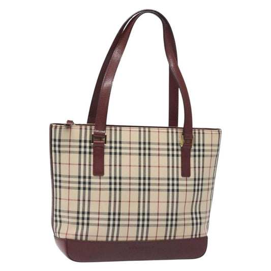 Burberry Nova Check Tote canvas check pattern, BEIGE, CANVAS, Tote bag
