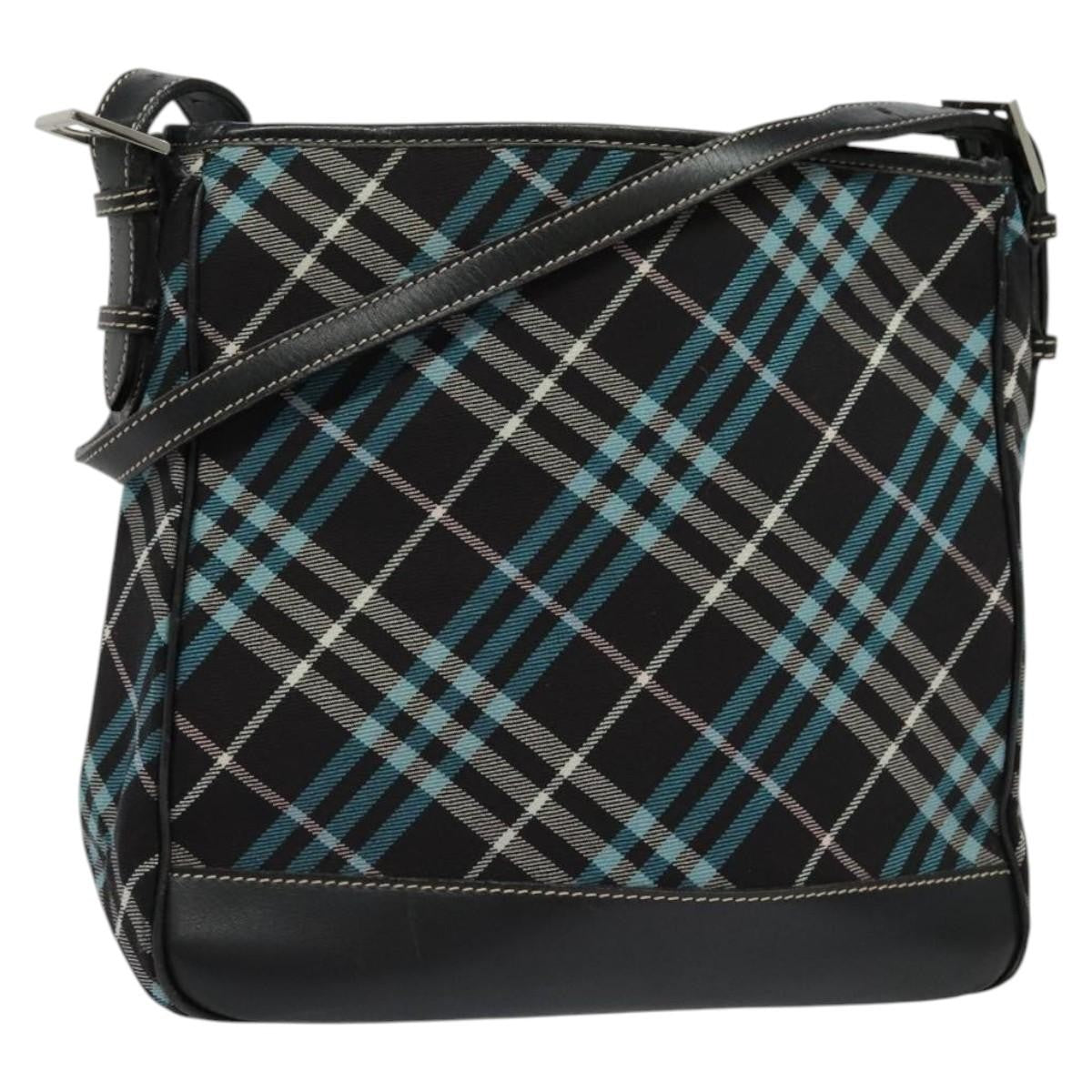 Burberry Nova Check Blue Label Canvas, MULTICOLOUR, CANVAS, Shoulder bag