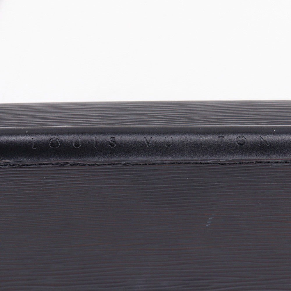 Louis Vuitton Dinard Handbag Epi Leather, BLACK, LEATHER, Shoulder bag