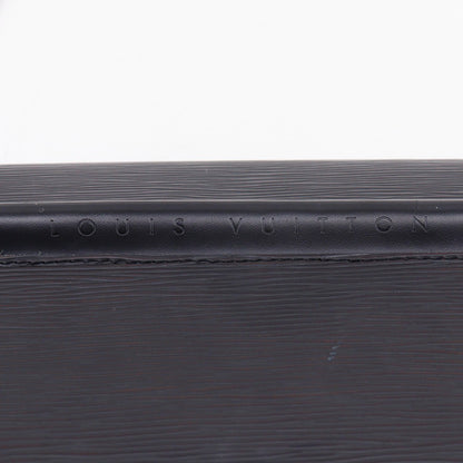 Louis Vuitton Dinard Handbag Epi Leather, BLACK, LEATHER, Shoulder bag