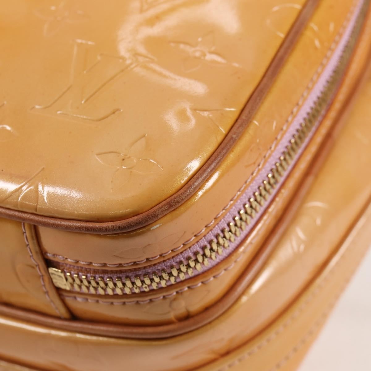 Louis Vuitton Wooster Handbag Monogram Vernis, BEIGE, PATENT_LEATHER, Handbag