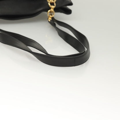 Bally Vintage Tote Bag Quilted Leather, BLACK, LEATHER, Tote bag