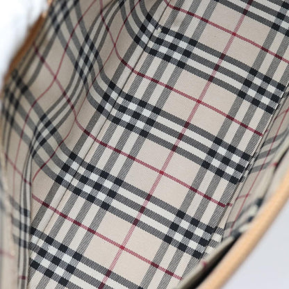 Burberry Shoulder Bag Leather, BEIGE, CANVAS, Shoulder bag