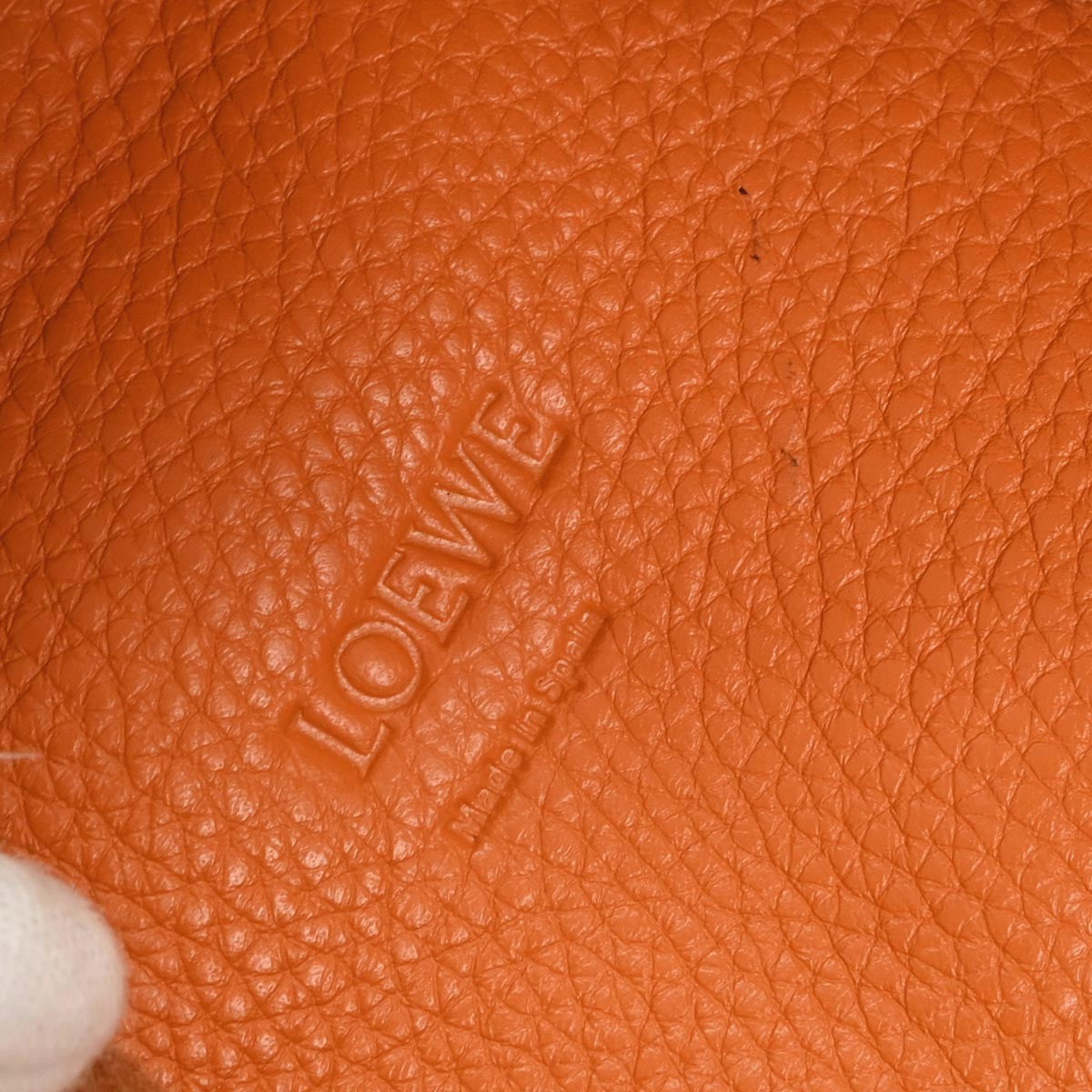 Loewe Anton Sling Bag Leather, ORANGE, LEATHER, Shoulder bag