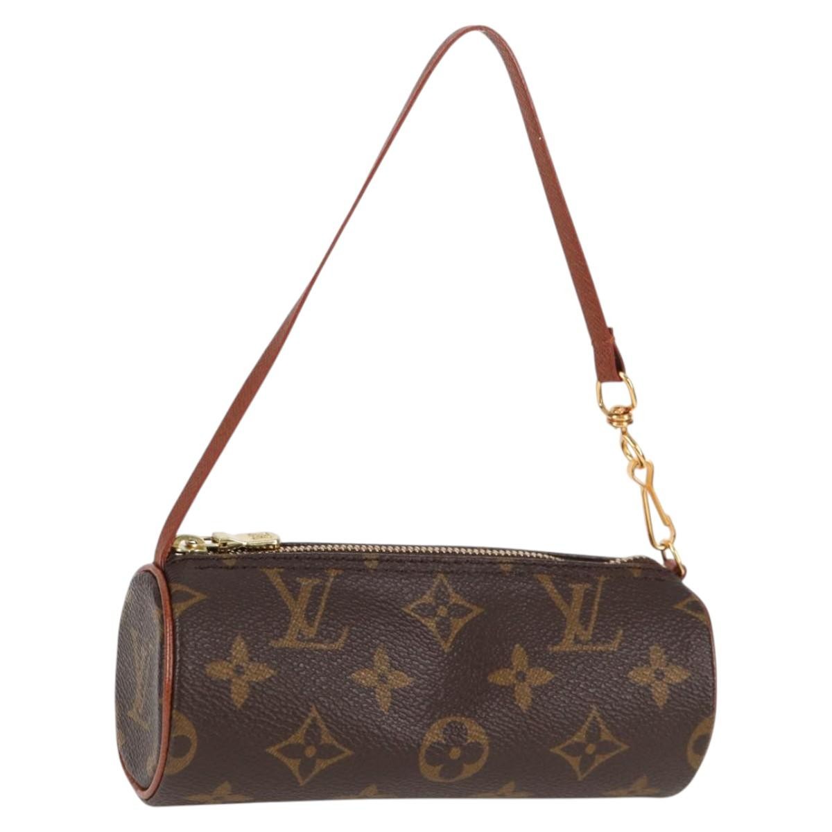 Louis Vuitton Papillon Pochette Monogram Canvas, BROWN, CANVAS, Handbag