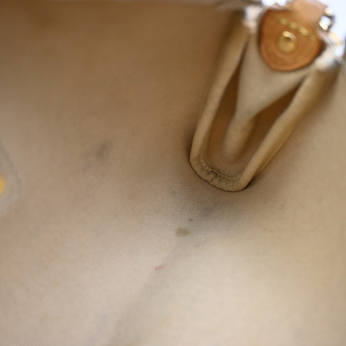 Louis Vuitton Eva Handbag Damier, WHITE, LEATHER, Handbag