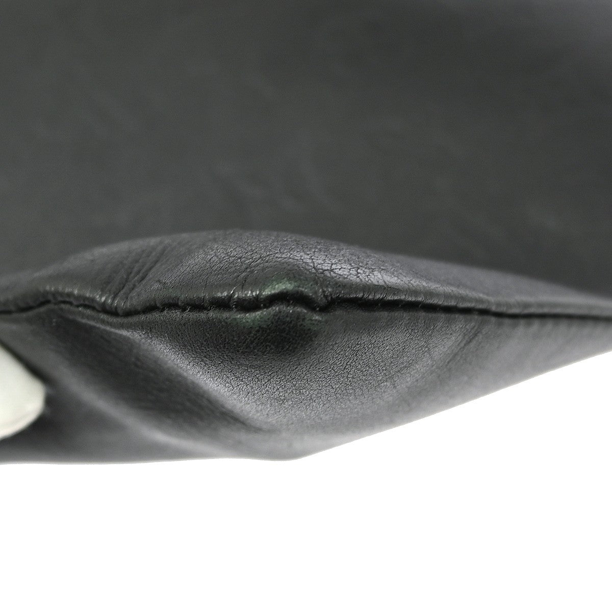 Louis Vuitton Discovery Pochette Monogram Shadow Leather, BLACK, LEATHER, Clutche & pouche