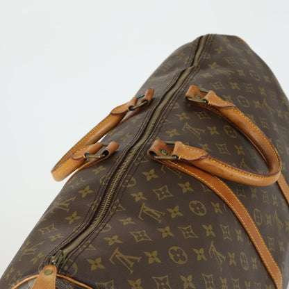 Louis Vuitton Keepall Bag Monogram Canvas, BROWN, CANVAS, Travel bag