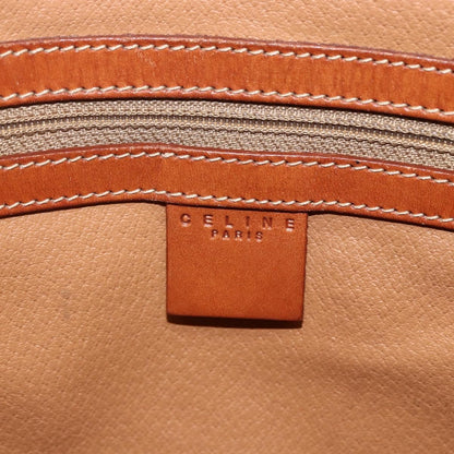 Celine Vintage Macadam Tote bag Canvas and Leather, BROWN, CANVAS, Tote bag