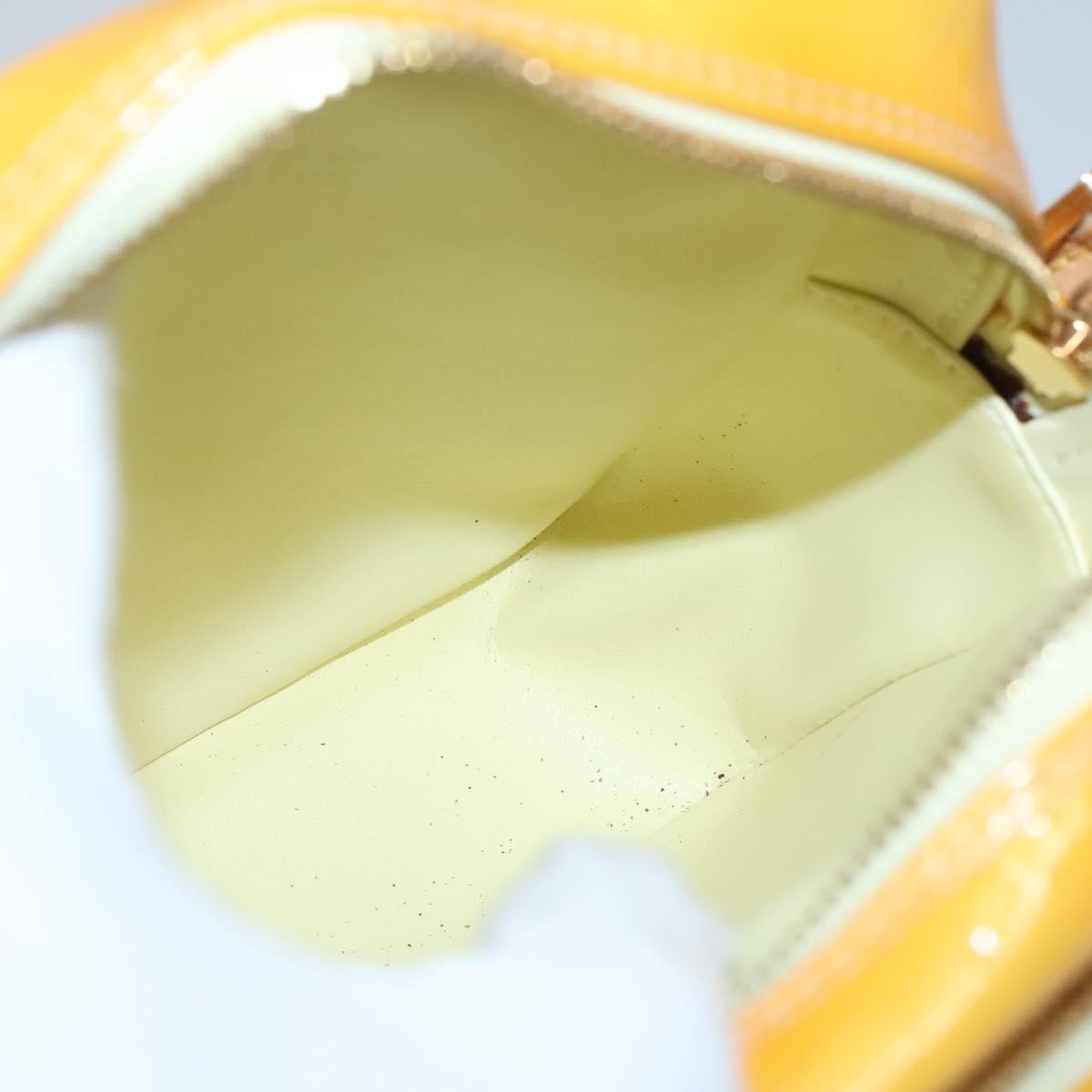 Louis Vuitton Wooster Handbag Monogram Vernis, YELLOW, PATENT_LEATHER, Handbag