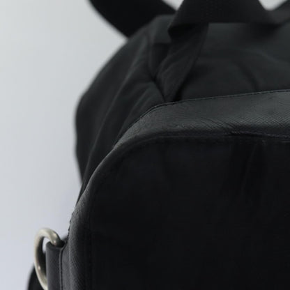 Prada Double Front Pocket Backpack Tessuto, BLACK, NYLON, Backpack