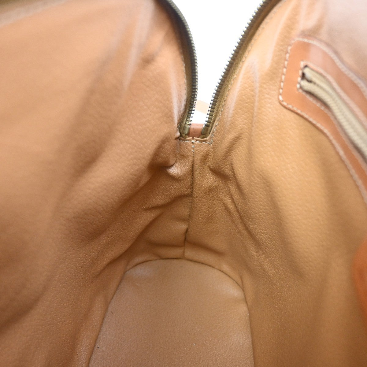 Celine Vintage Macadam Shoulder Bag Canvas, BROWN, CANVAS, Shoulder bag