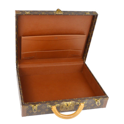 Louis Vuitton President Classeur Briefcase Monogram Canvas, BROWN, CANVAS, Briefcase