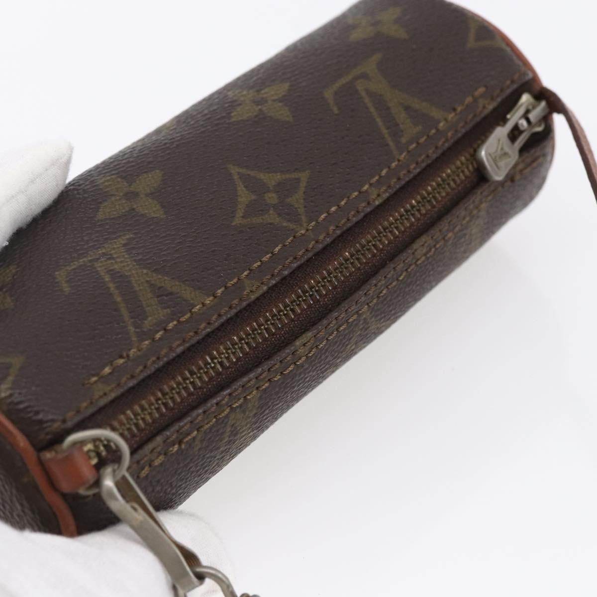 Louis Vuitton Papillon Pochette Monogram Canvas, BROWN, CANVAS, Clutche & pouche