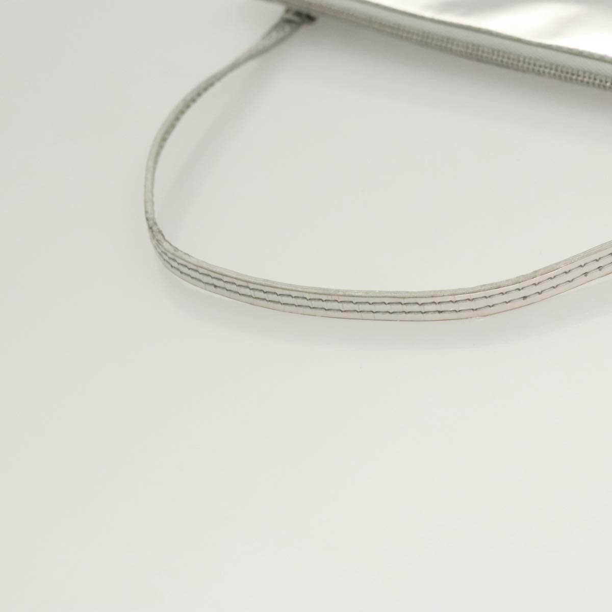 Louis Vuitton Pochette Plate Monogram mirror, SILVER, PATENT_LEATHER, Clutche & pouche