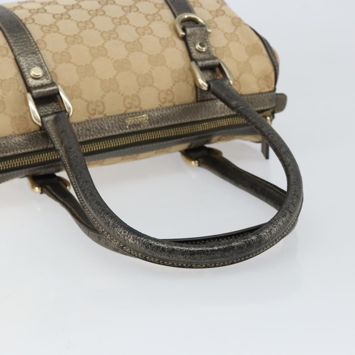 Gucci Abbey Boston Bag GG Canvas, BEIGE, CANVAS, Handbag
