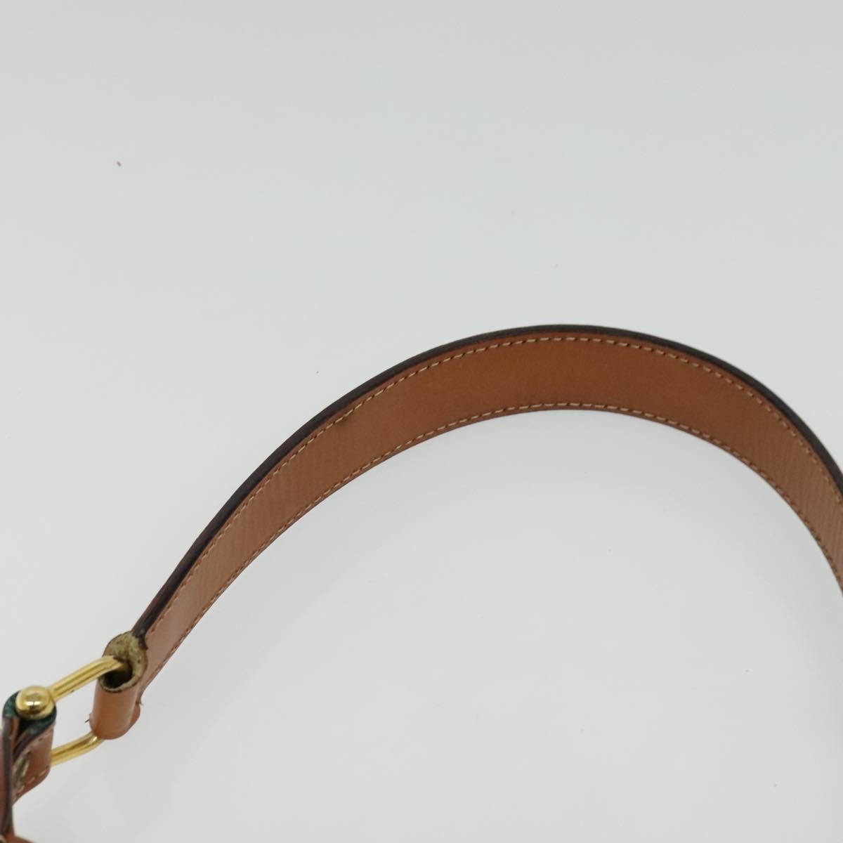 Celine Macadam Handbag Macadam with leather, BEIGE, CANVAS, Handbag