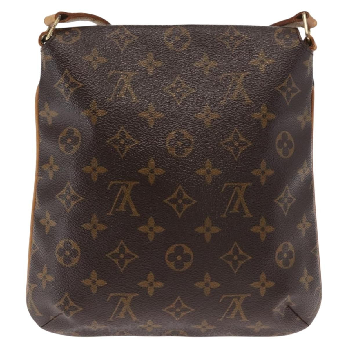 Louis Vuitton Musette Salsa Handbag Monogram Canvas, BROWN, CANVAS, Shoulder bag