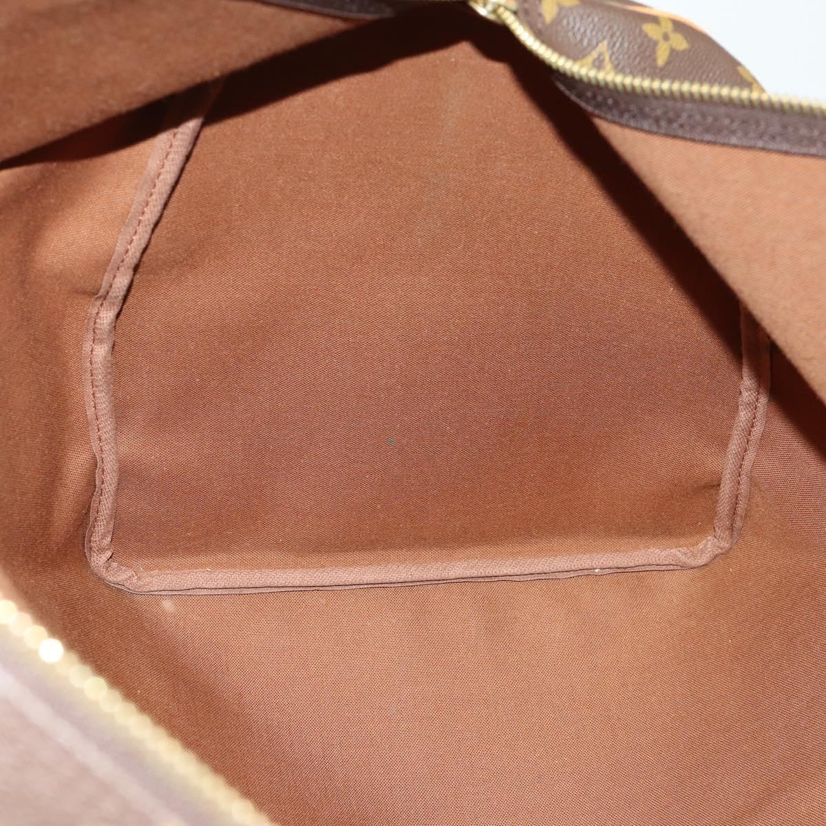 Louis Vuitton Keepall Bag Monogram Canvas, BROWN, CANVAS, Travel bag