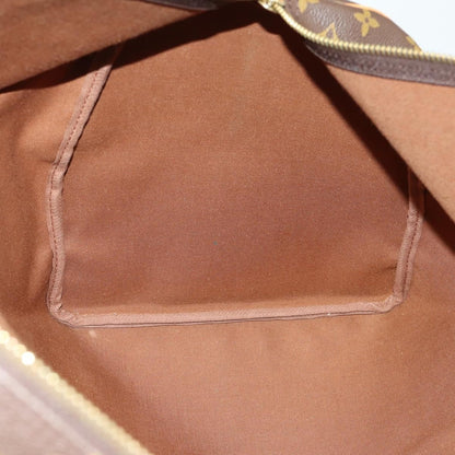 Louis Vuitton Keepall Bag Monogram Canvas, BROWN, CANVAS, Travel bag