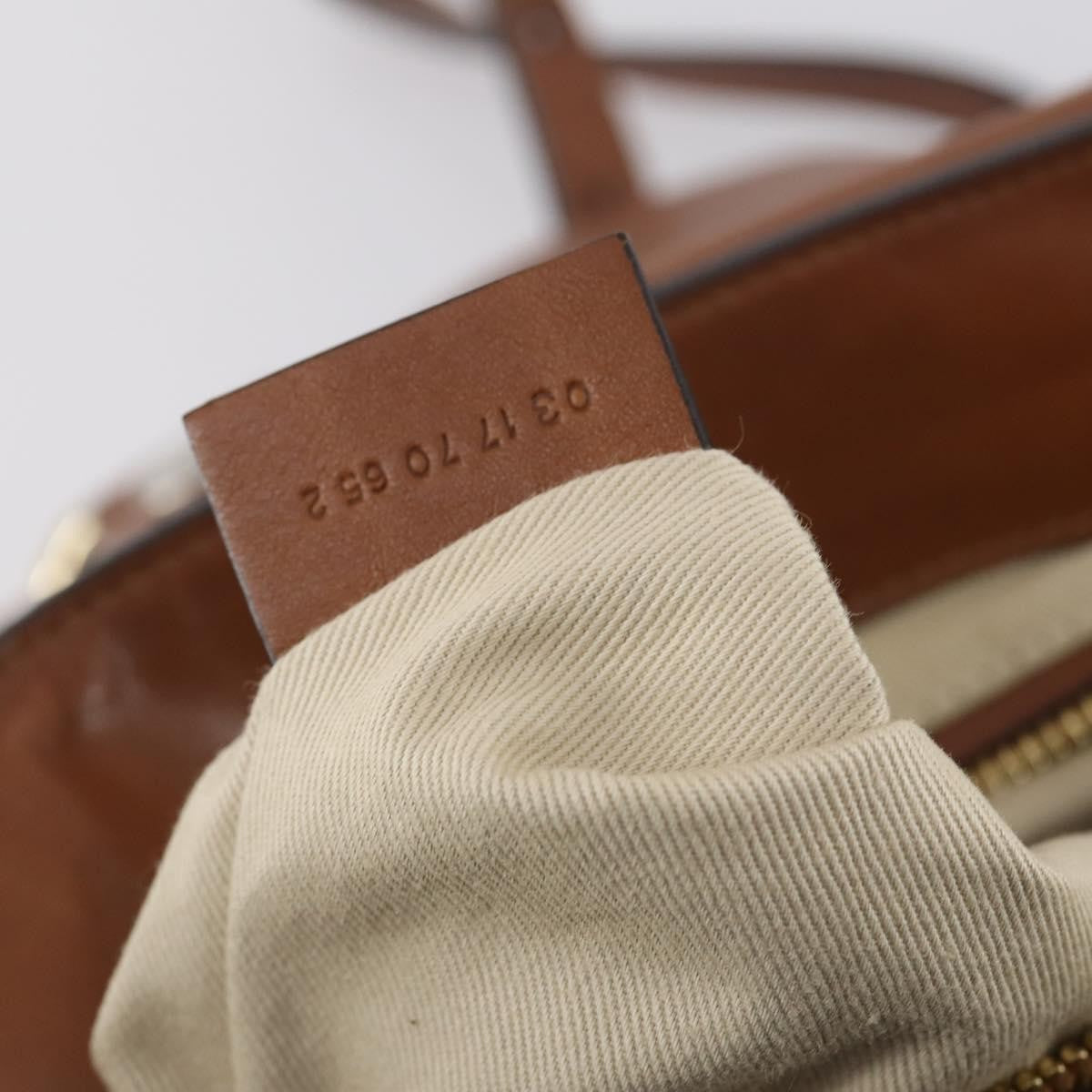 Chloe Faye Backpack Leather and Suede, BROWN, SUEDE, Backpack