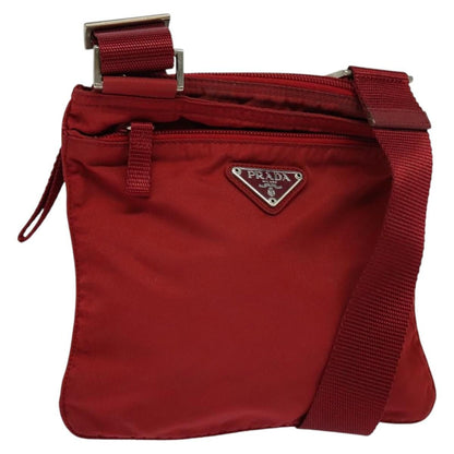 Prada Vintage Shoulder Bag Tessuto, RED, NYLON, Shoulder bag