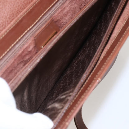 Gucci Vintage tote Leather, BROWN, LEATHER, Tote bag