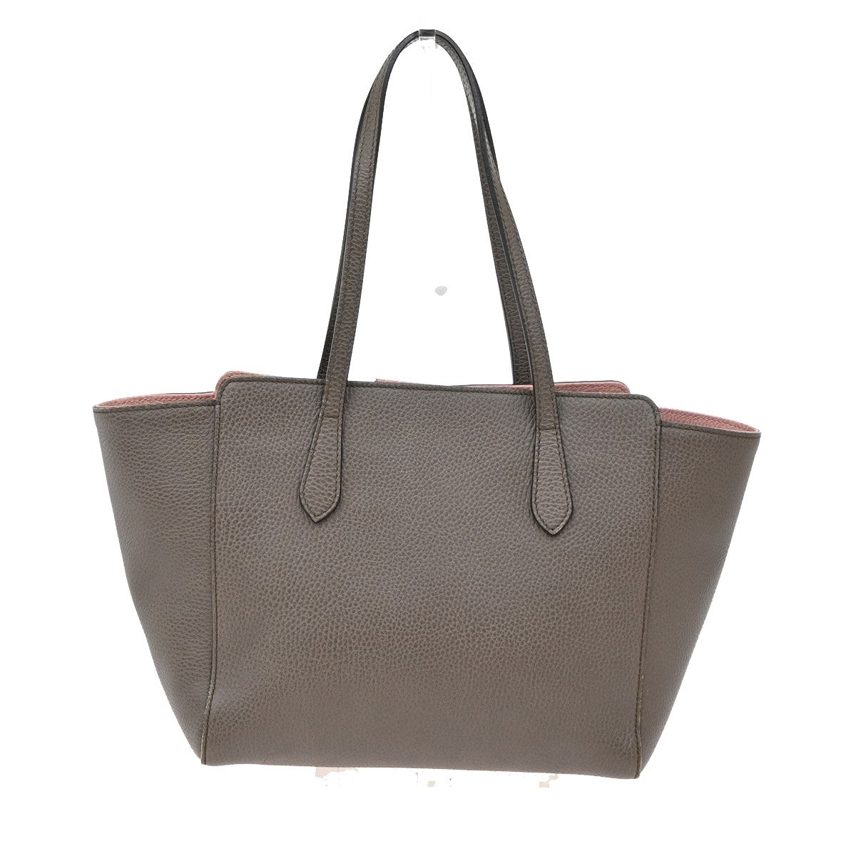 Gucci Swing Tote Leather, BROWN, LEATHER, Tote bag
