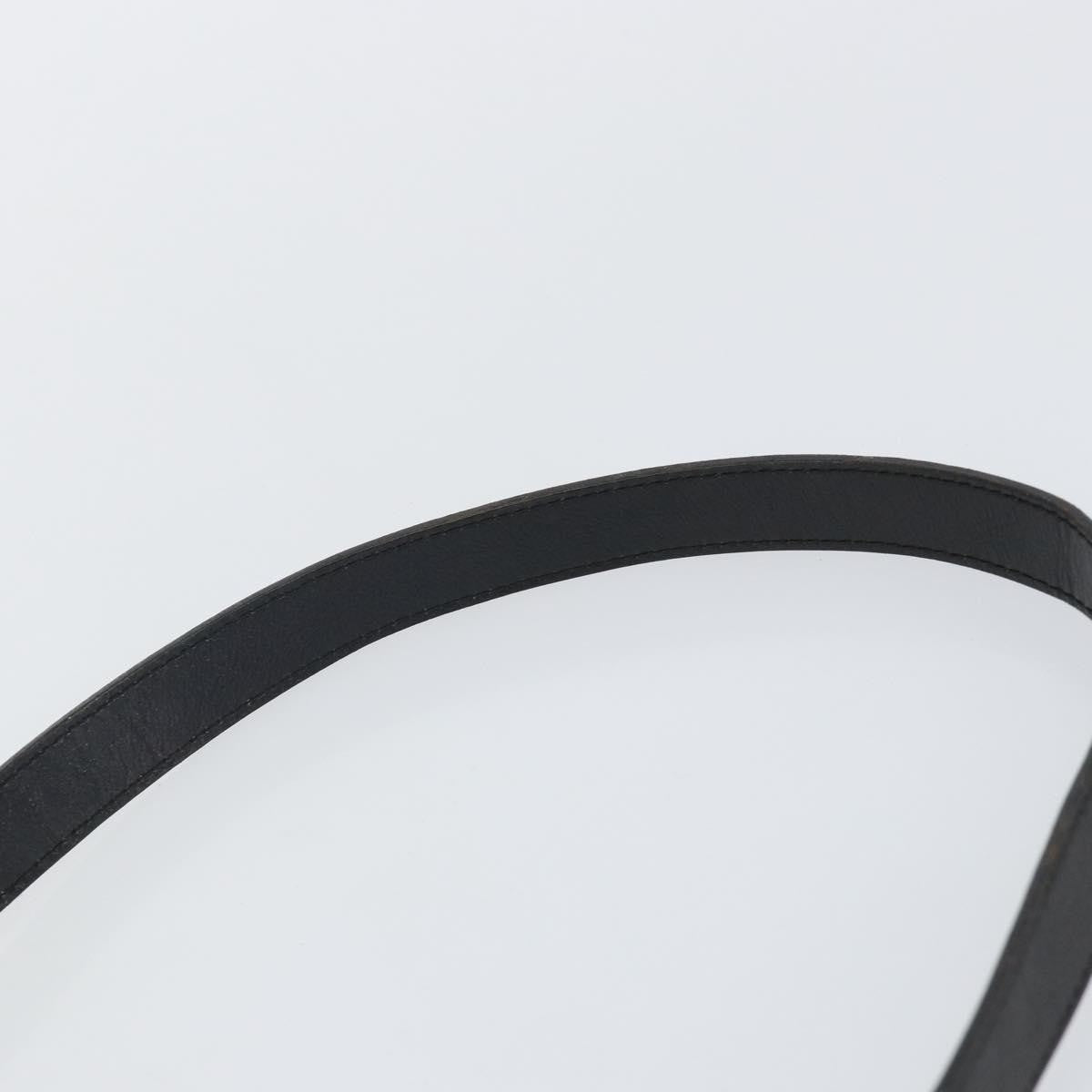 Christian Dior Vintage Shoulder Bag Leather, NAVY, LEATHER, Shoulder bag